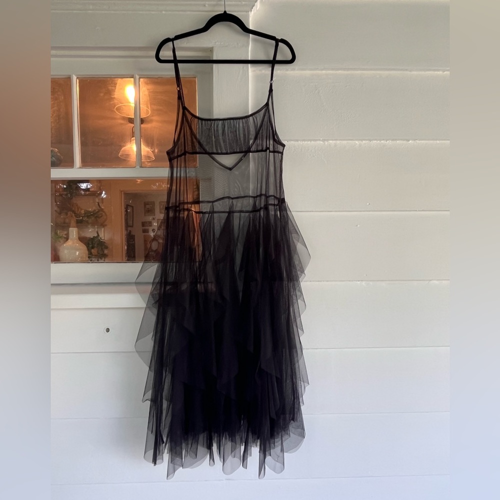 Free People All About You Sheer Tulle Dress
